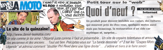 Voir l'article de la vie de la moto