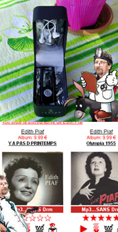 Evidemment Edith Piaf dans le baladeur