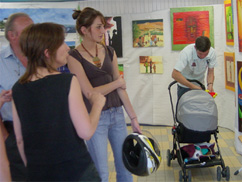 18 juin 2006 heureuse de montrer les tableaux
